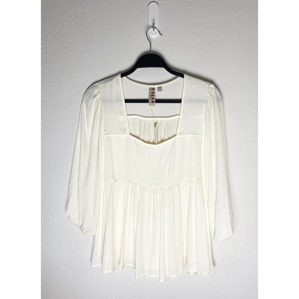 Women's Dolan Left Coast Collection X Anthropologie‎ Cherie Babydoll Blouse NWT - Picture 2 of 9